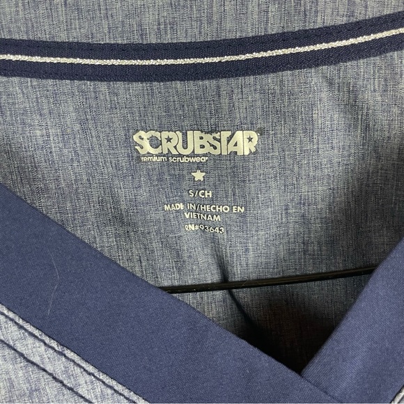 ScrubStar Scrub Set Nurse CNA Medical Healthcare Scrubs Size Small - Picture 5 of 6